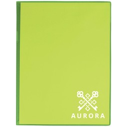 Translucent Lime - Value Plus Standard Custom Imprinted Folder