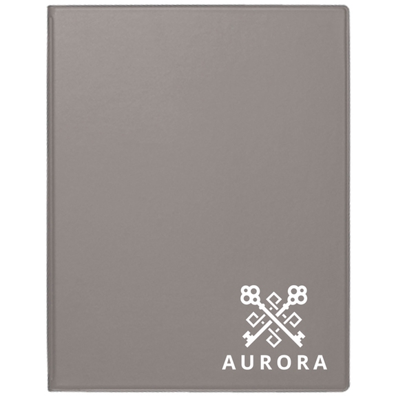 Grey - Value Plus Standard Custom Imprinted Folder