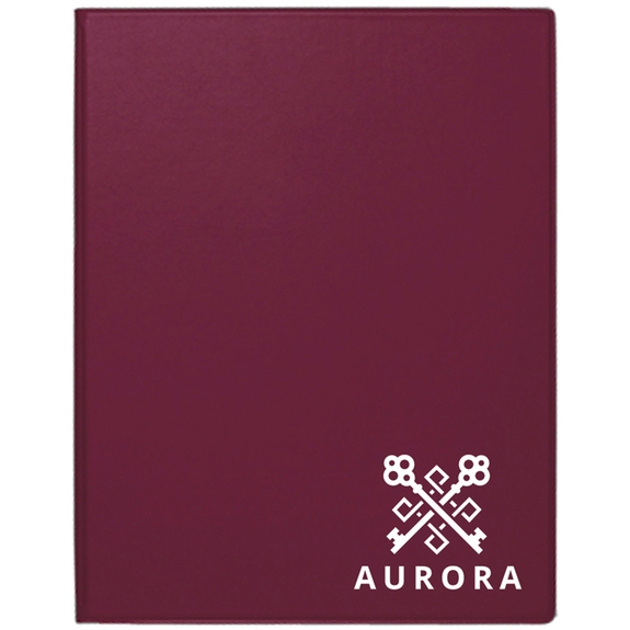 Burgundy - Value Plus Standard Custom Imprinted Folder