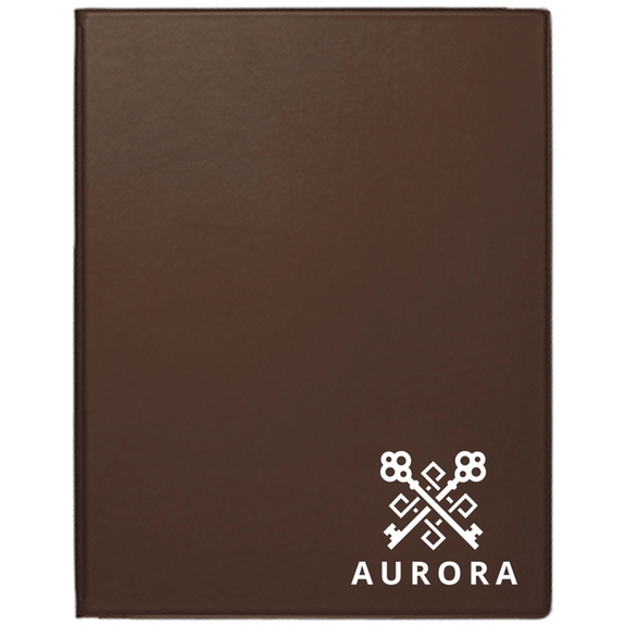 Brown - Value Plus Standard Custom Imprinted Folder