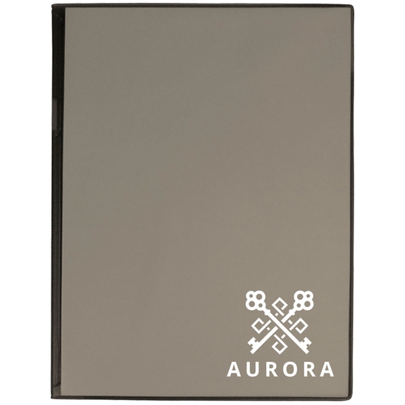 Translucent Black - Value Plus Standard Custom Imprinted Folder