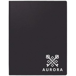 Black - Value Plus Standard Custom Imprinted Folder