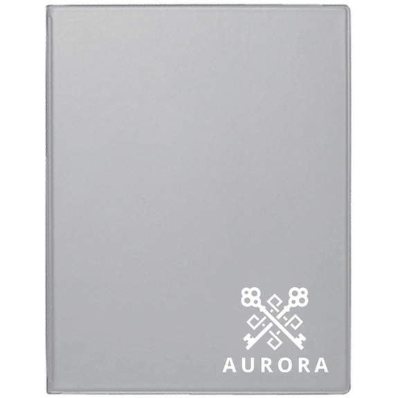 Silver - Value Plus Standard Custom Imprinted Folder