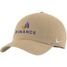 Nike® Heritage Cotton Twill Custom Cap