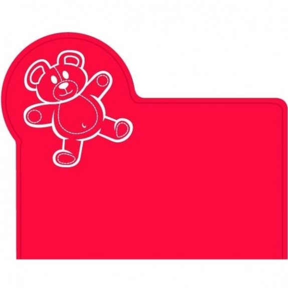 Red Press n' Stick Custom Calendar - Teddy Bear