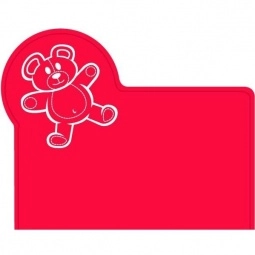 Red Press n' Stick Custom Calendar - Teddy Bear