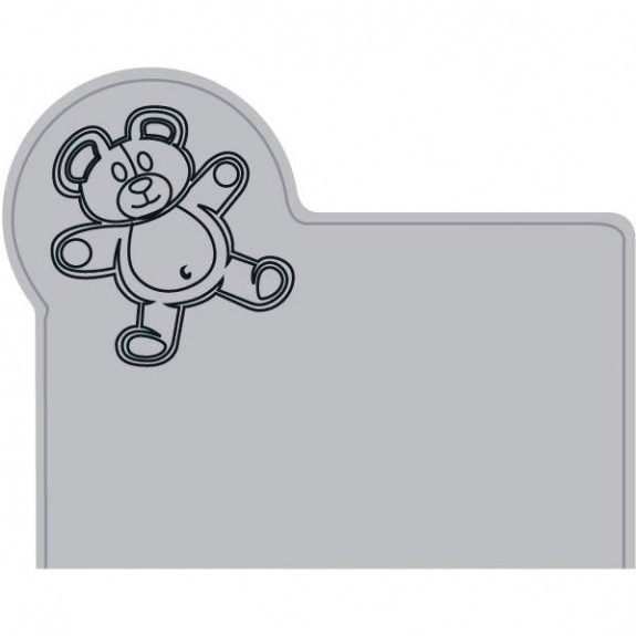 Silver Press n' Stick Custom Calendar - Teddy Bear