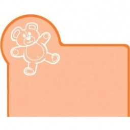Translucent Orange Press n' Stick Custom Calendar - Teddy Bear