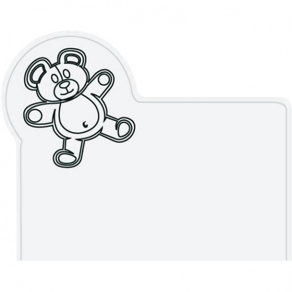 White Press n' Stick Custom Calendar - Teddy Bear