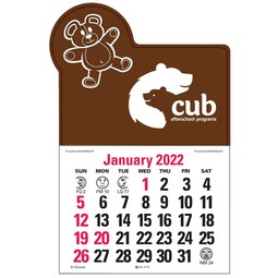 Press n' Stick Custom Calendar - Teddy Bear