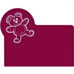 Burgundy Press n' Stick Custom Calendar - Teddy Bear