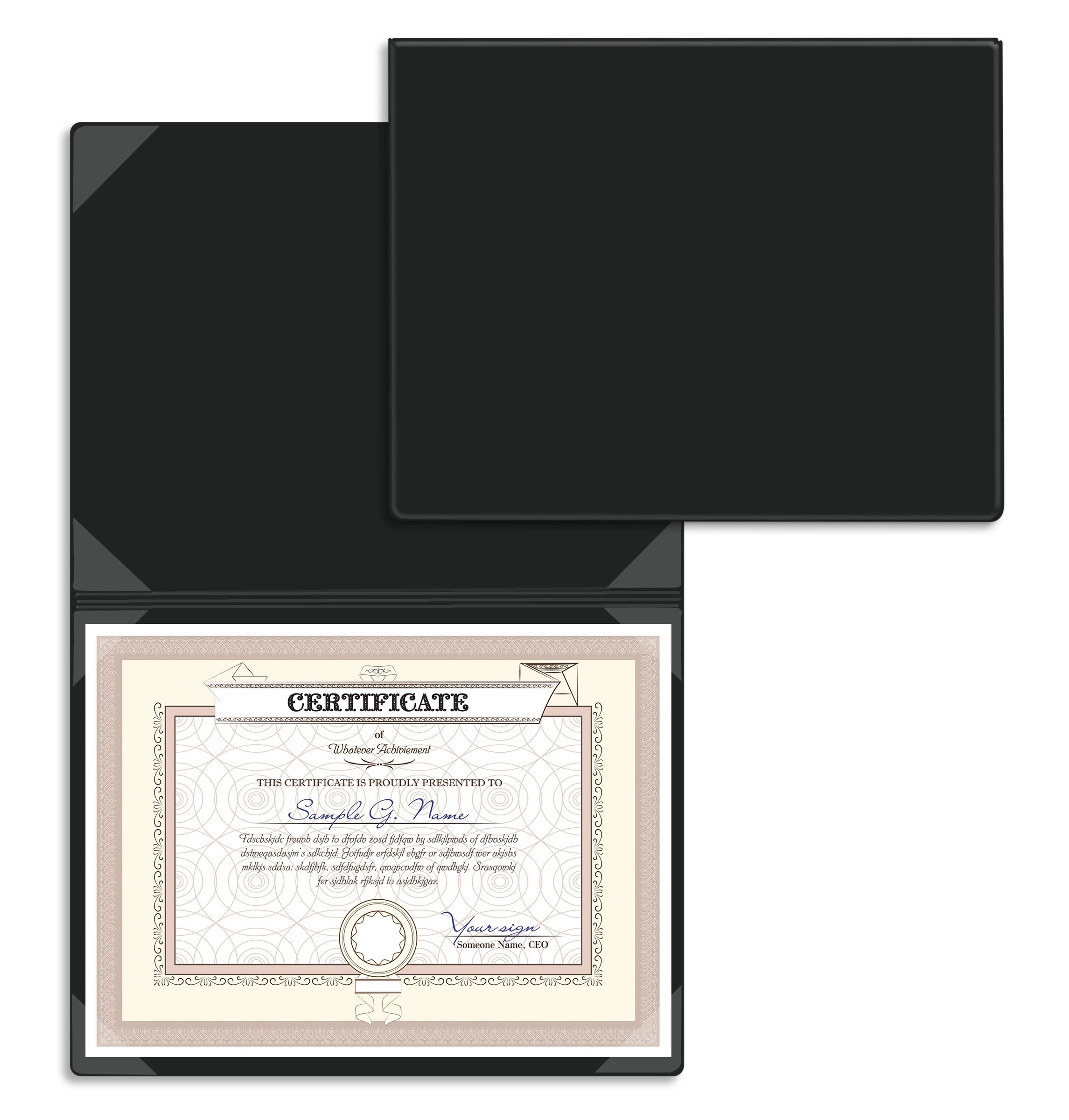 Promotional Diploma Folder | Vinyl Certificate & Promo Diploma Holder