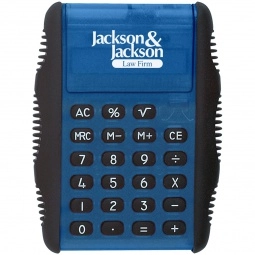 Translucent Blue Flip Promotional Calculator
