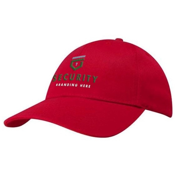 Red Recycled Eco-Friendly Structured Custom Cap