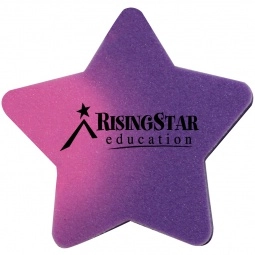 Purple/Pink Star Color Changing Custom Eraser