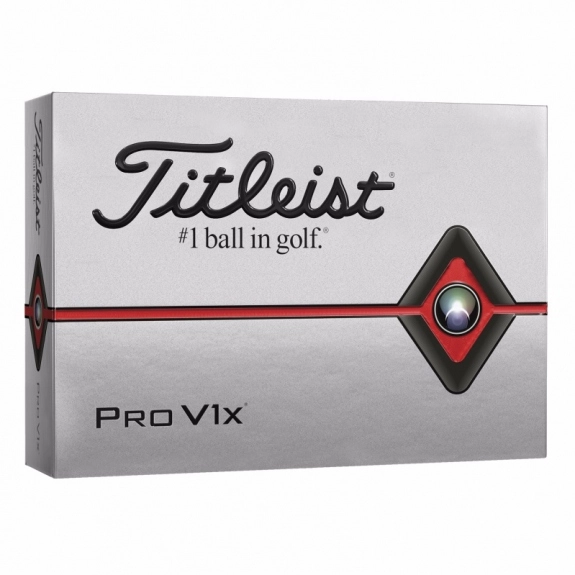 Titleist Pro V1x Logo Golf Balls - Quick Ship
