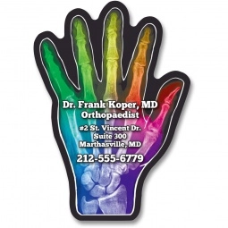 Full Color Specialty Shaped Logo Magnet - Hand - 20 mil