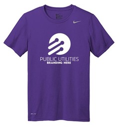 Court Purple - Nike Legend Dri-FIT Custom Tee - Men's