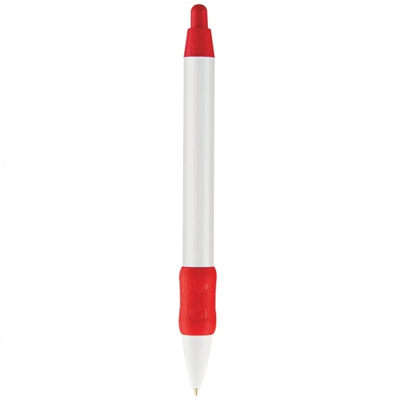 Red BIC Clic Stic Full Color Wide Body Grip Custom Pen - Ribbon