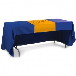 Back View Full Color Custom Table Runners - 28" x 72"