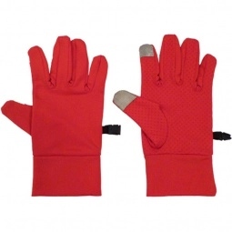 Red Spandex Touchscreen Custom Gloves