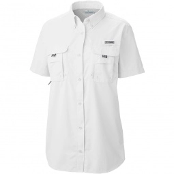 White Columbia PFG Bahama II Short Sleeve Custom Shirts 