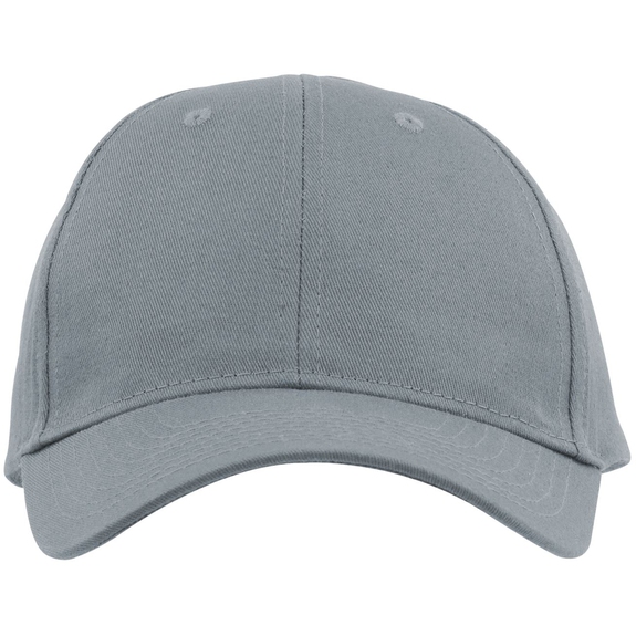 Grey Structured Buttonless Custom Cap