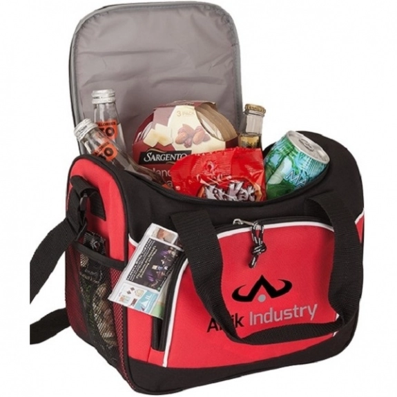Red - Jumbo Custom Lunch Cooler Bag - 20 Can