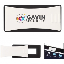 Black - Full Color Two-Tone Promotional Webcam Cover