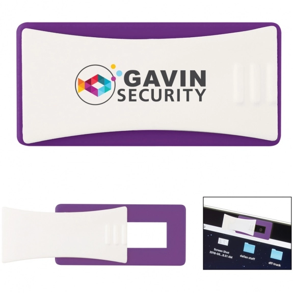 Purple - Full Color Two-Tone Promotional Webcam Cover