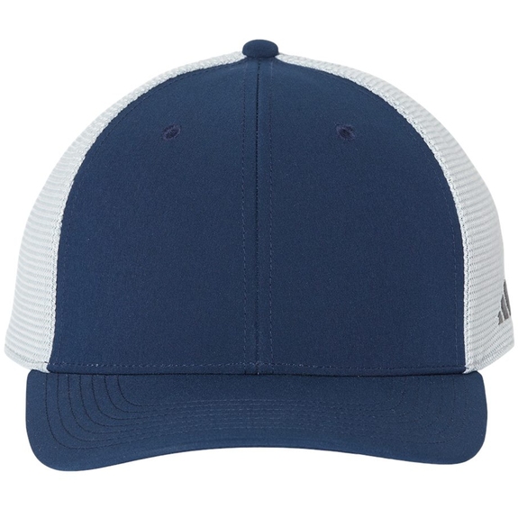 Collegiate navy - Adidas&#174; Mesh-Back Colorblocked Custom Cap