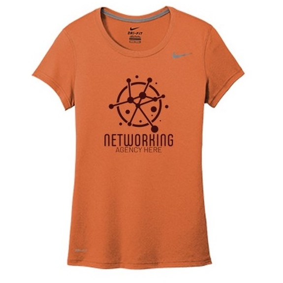 Desert Orange - Nike Legend Dri-FIT Custom Tee - Women's