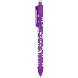 Translucent Purple A-Maze Me Custom Logo Pen