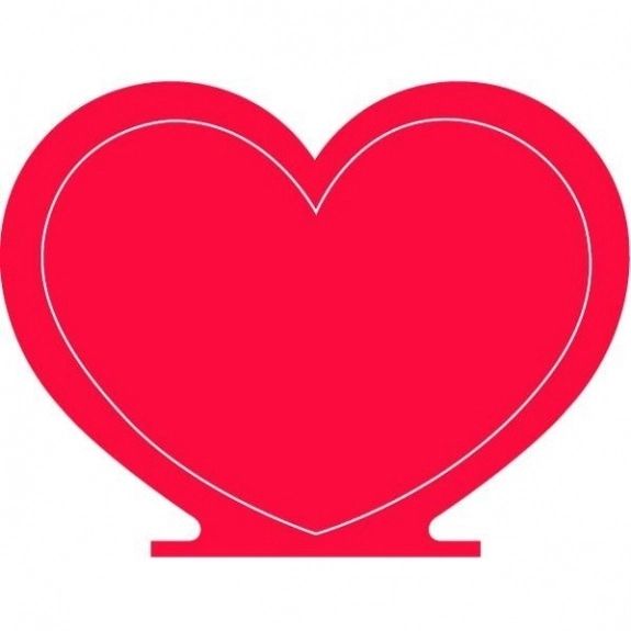 Red Press n' Stick Custom Calendar - Heart