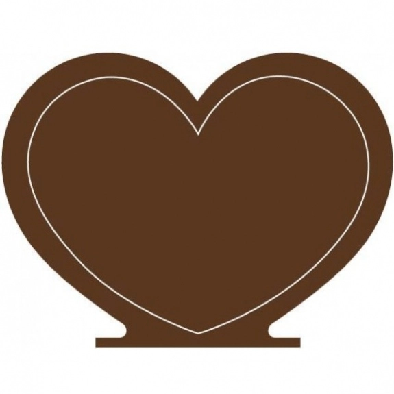 Brown Press n' Stick Custom Calendar - Heart