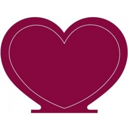 Burgundy Press n' Stick Custom Calendar - Heart