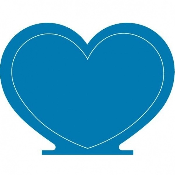 Canadian Blue Press n' Stick Custom Calendar - Heart