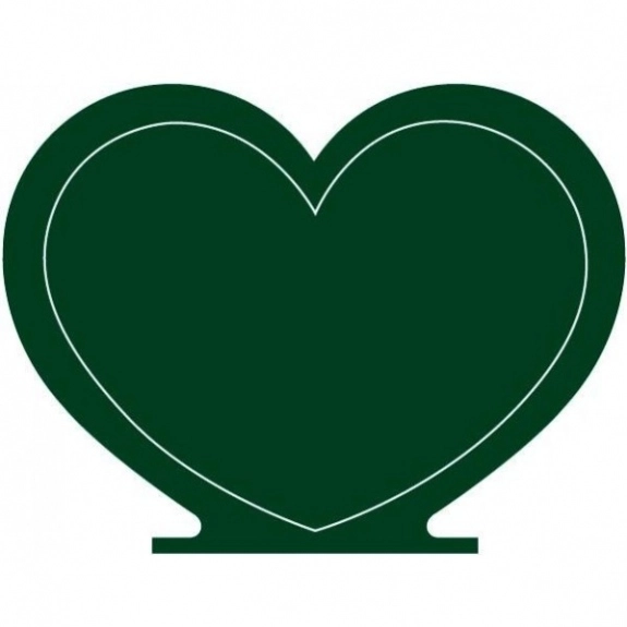 Forest Green Press n' Stick Custom Calendar - Heart