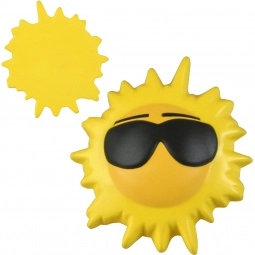 Sun w/ Sunglasses Promo Stress Ball