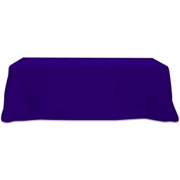 Purple 4-Sided Custom Table Cover - 8 ft.