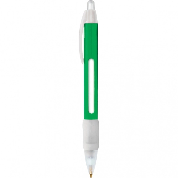 Green BIC WideBody Retractable Message Imprinted Pen