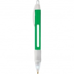 Green BIC WideBody Retractable Message Imprinted Pen