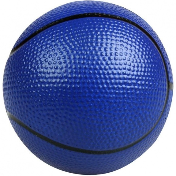 Royal Blue Basketball Promotional Stress Reliever 