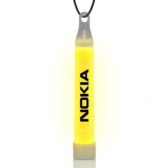 Yellow - Neon Custom Glow Sticks w/ Lanyard