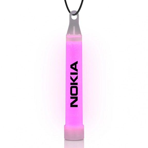Pink - Neon Custom Glow Sticks w/ Lanyard