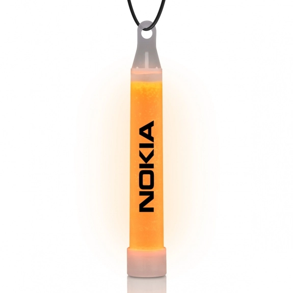 Orange - Neon Custom Glow Sticks w/ Lanyard