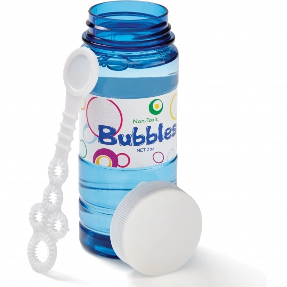 Translucent Blue - Full Color Promotional Bubbles - 4 oz.