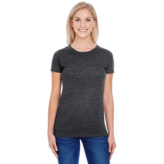 Black Threadfast Triblend Short Sleeve T-Shirt - Women's