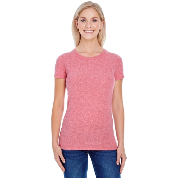 Red Threadfast Triblend Short Sleeve T-Shirt - Women's