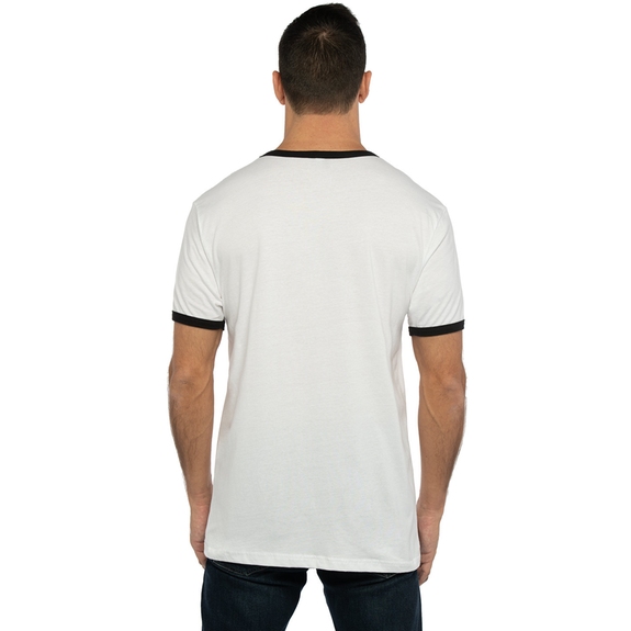 Back - Next Level&#153; Ringer Custom T-Shirt - Unisex